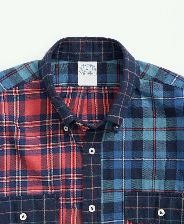 Brooks Brothers Archival Brushed Twill Fun Tartan Shirt: Multi