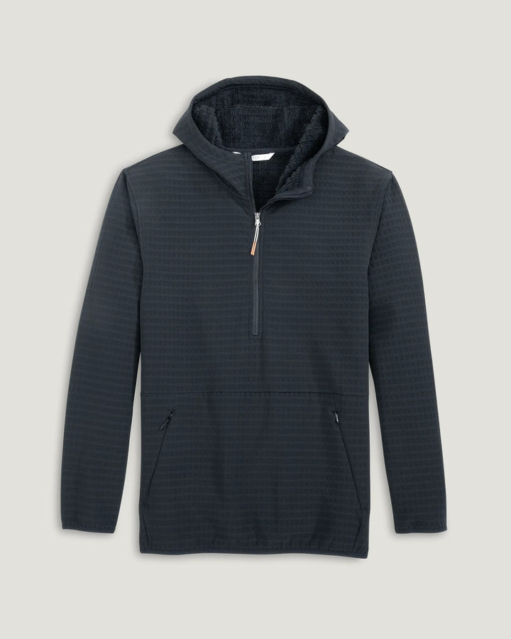 Free Fly Men's Gridback Fleece Anorak Hoodie: Deep Navy