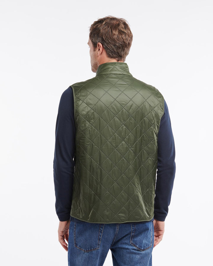 Barbour Mens Rosemount Polar Fleece Gilet: Olive