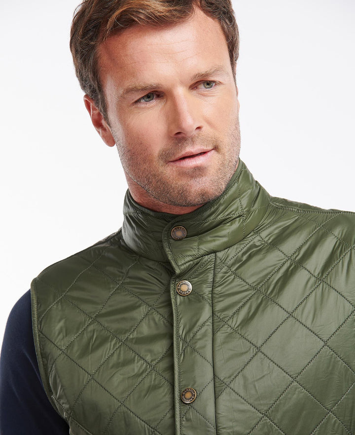 Barbour Mens Rosemount Polar Fleece Gilet: Olive