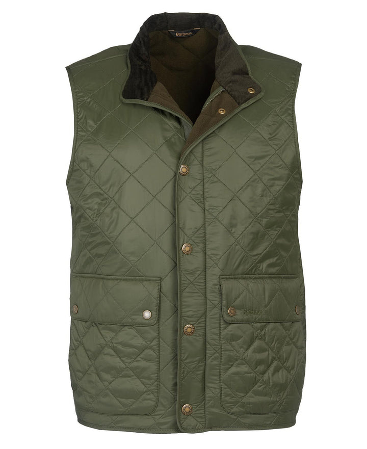 Barbour Mens Rosemount Polar Fleece Gilet: Olive