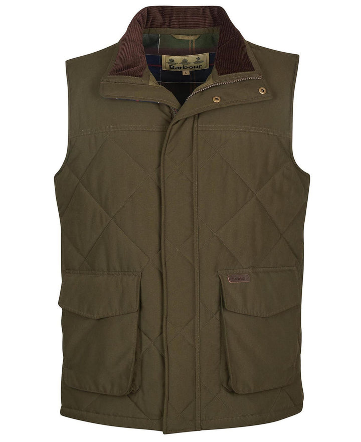 Barbour Mens Winterdale Gilet - Dark Olive