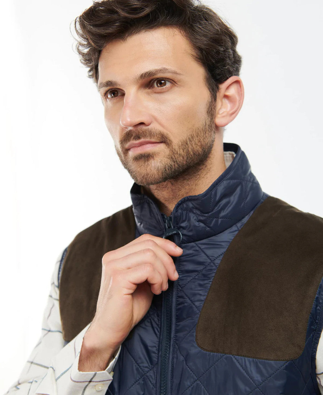 Barbour Mens Redwood Gilet: Navy