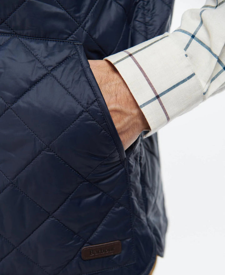 Barbour Mens Redwood Gilet: Navy