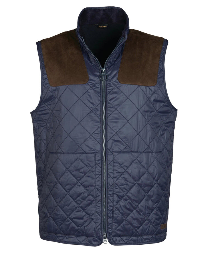 Barbour Mens Redwood Gilet: Navy