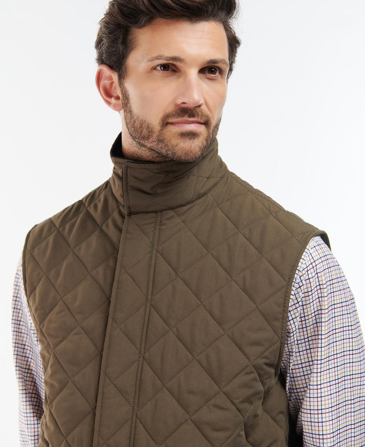 Barbour Mens Shoveler Gilet: Olive