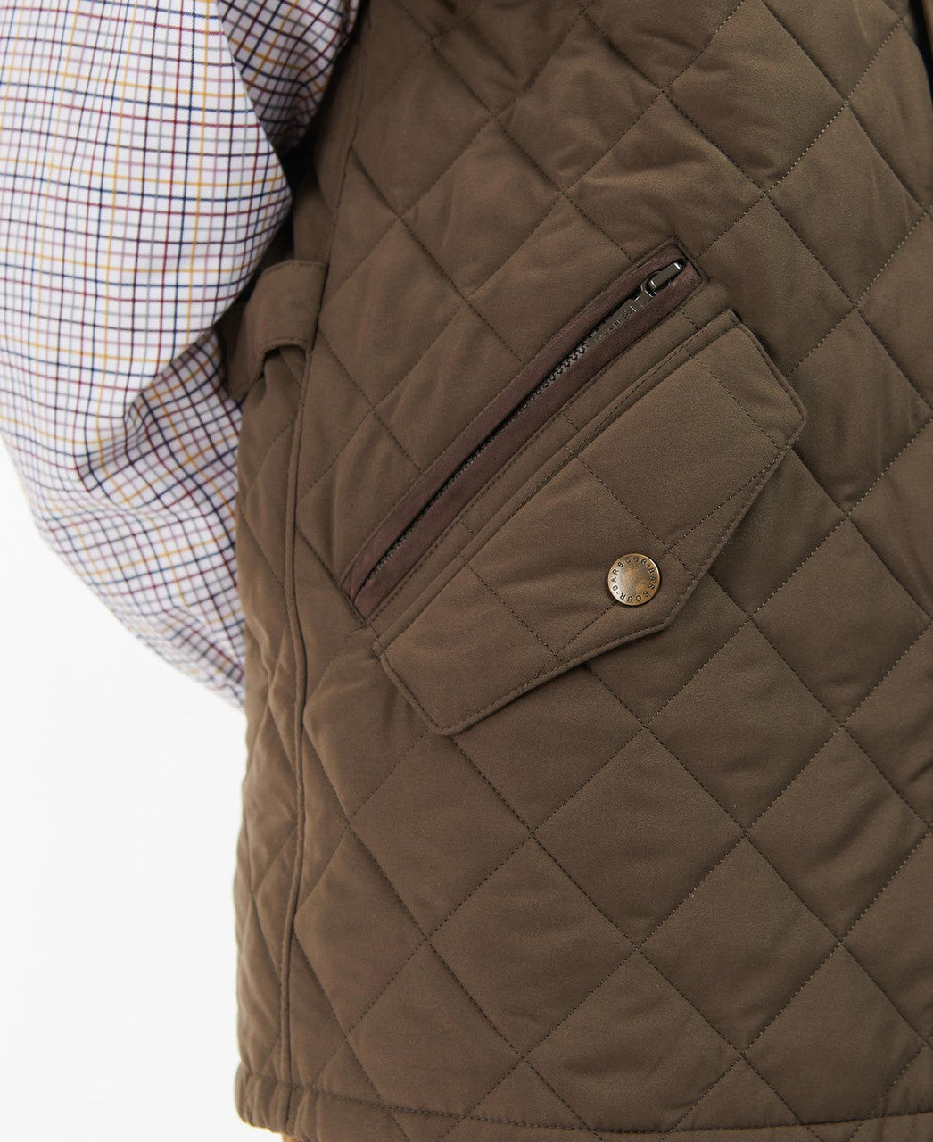 Barbour Mens Shoveler Gilet: Olive