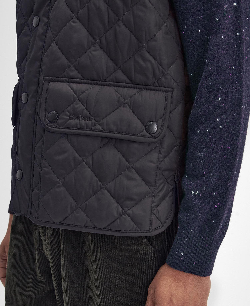 Barbour Lowerdale Gilet: Charcoal