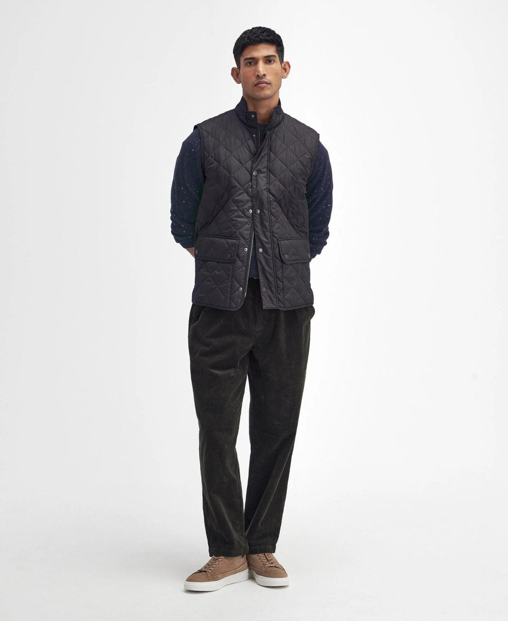 Barbour Lowerdale Gilet: Charcoal