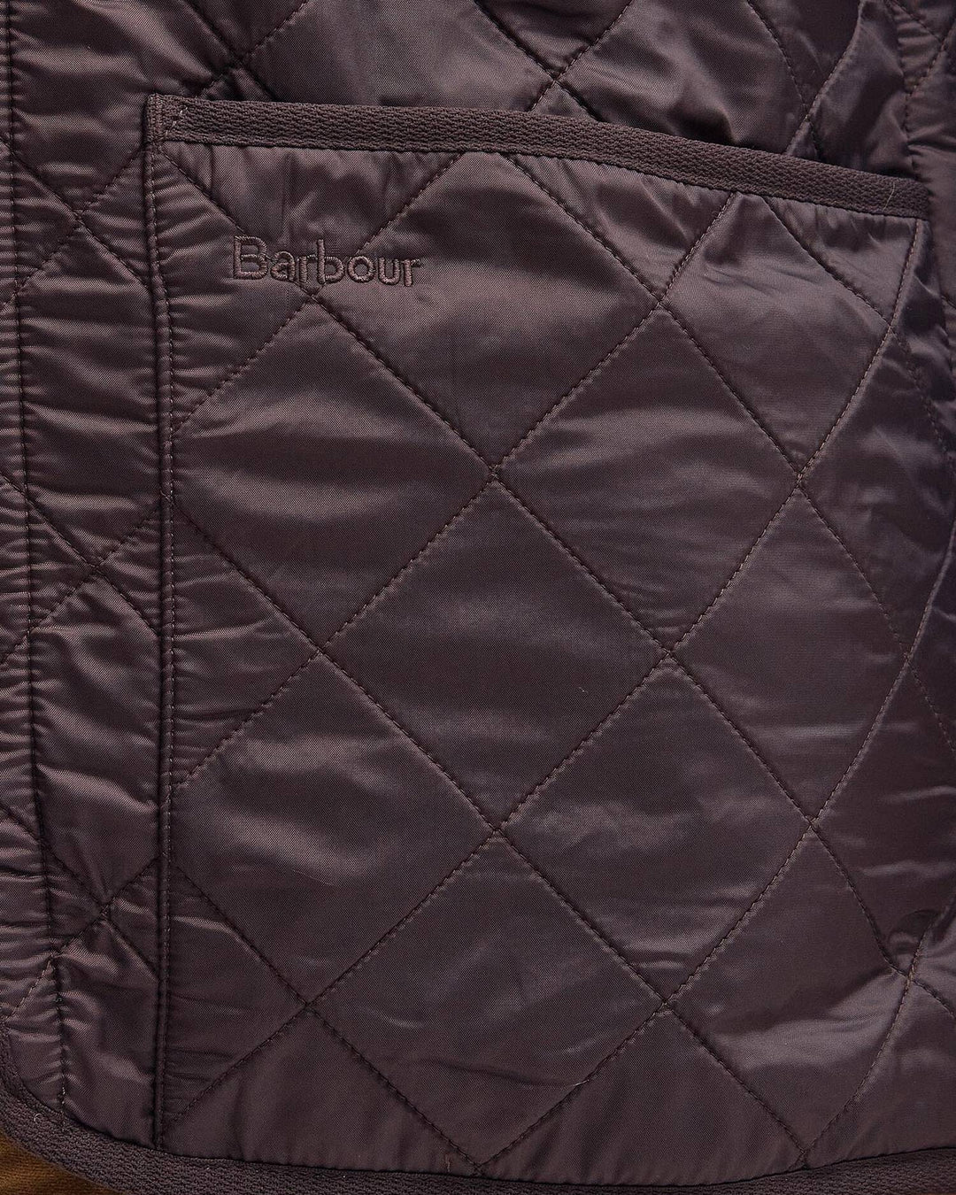 Barbour Men's Polarquilt Zip-In Liner: Dark Brown