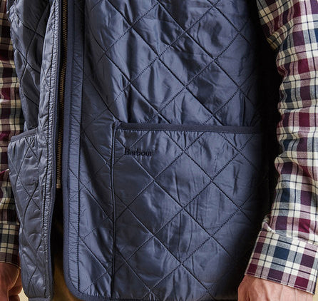 Barbour Polarquilt Waistcoat/Zip In Liner - Navy