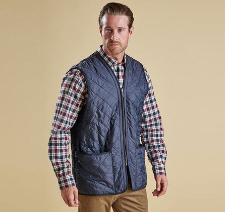 Barbour Polarquilt Waistcoat/Zip In Liner - Navy