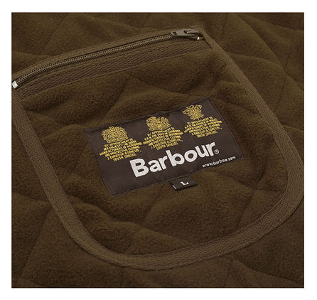 Barbour Mens PolarQuilt Waistcoat/Liner - Olive