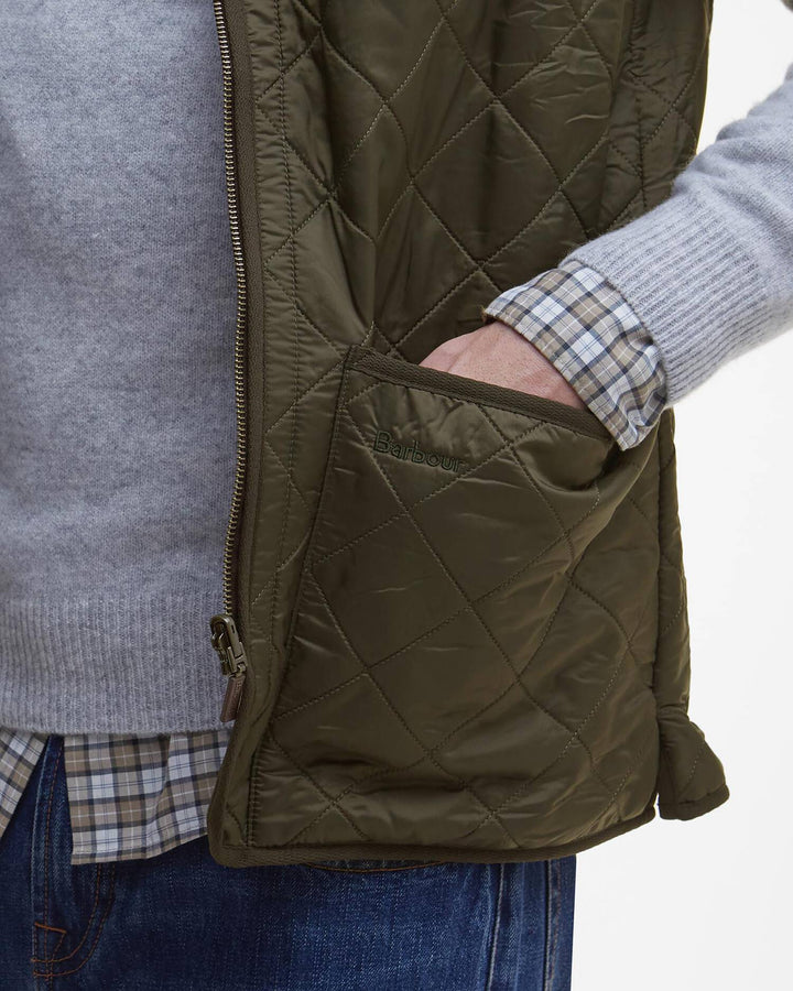 Barbour Men's PolarQuilt Waistcoat/Liner: Olive