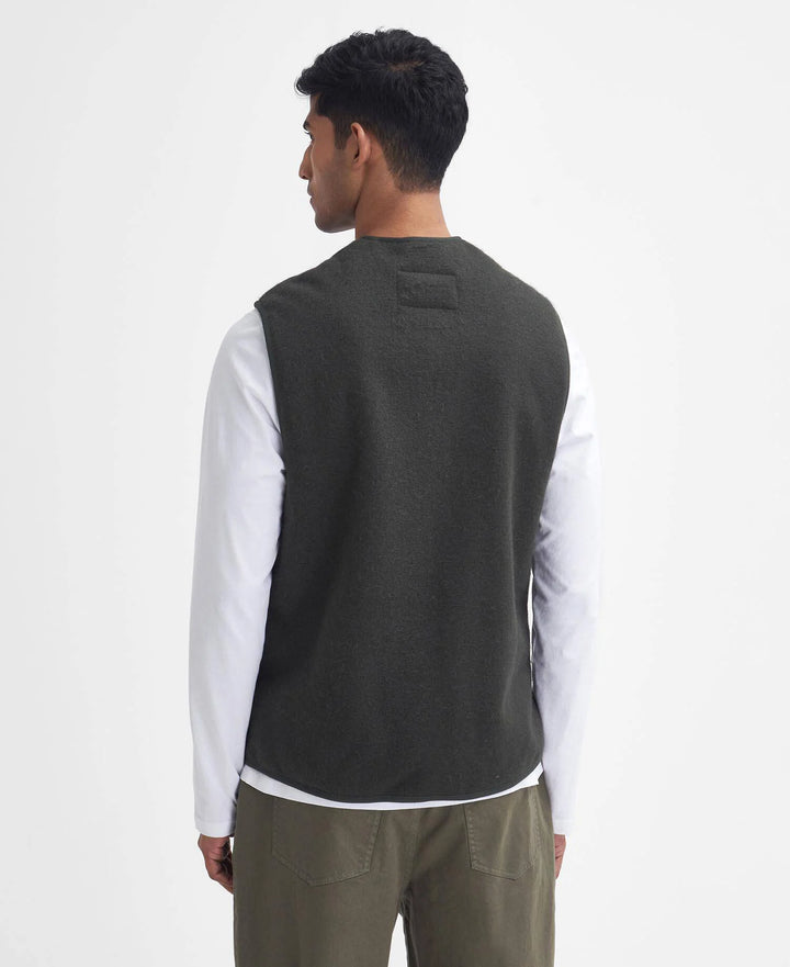 Barbour Warm Pile Zip-In Liner: Sage