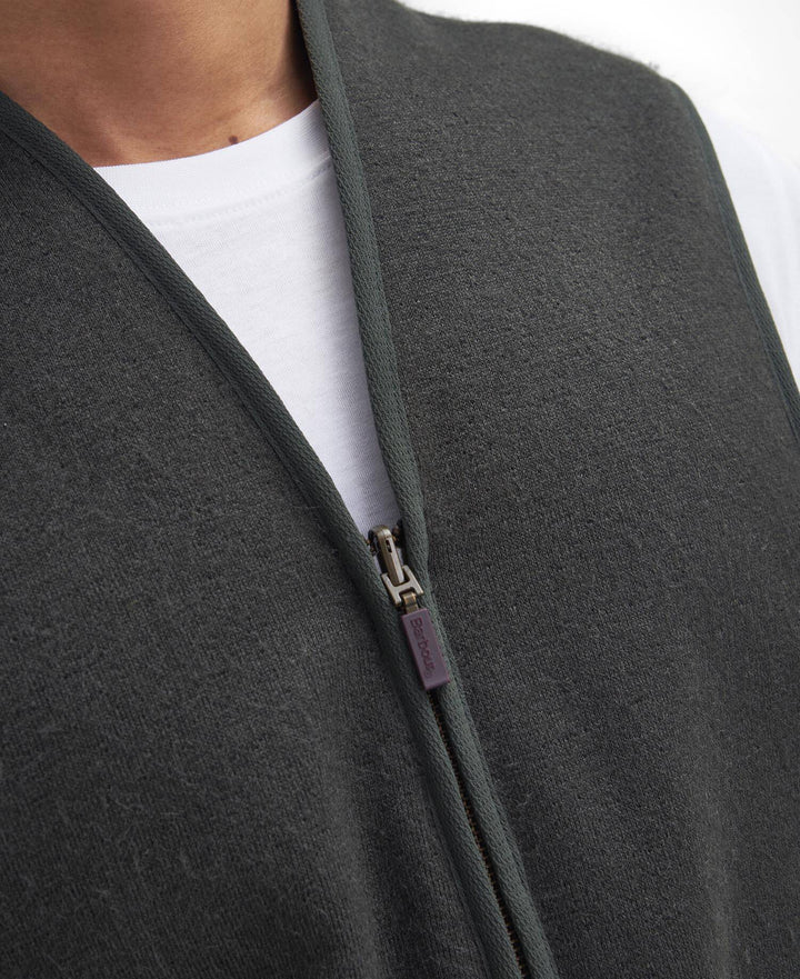 Barbour Warm Pile Zip-In Liner: Sage
