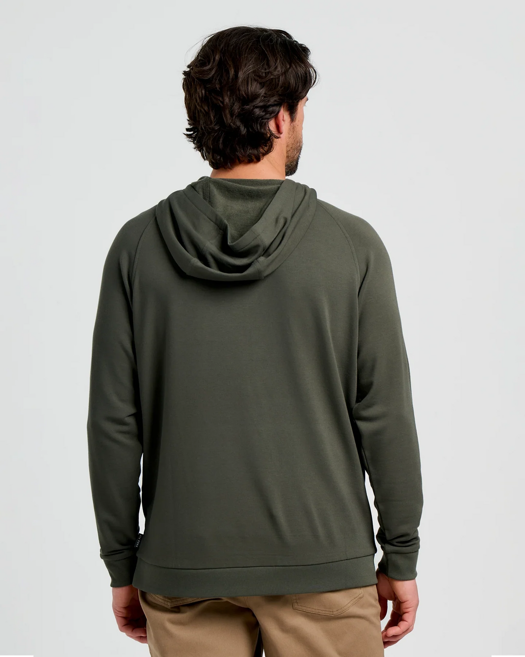 Free Fly Men's Bamboo Lightweight Fleece Hoodie: Dark Forest