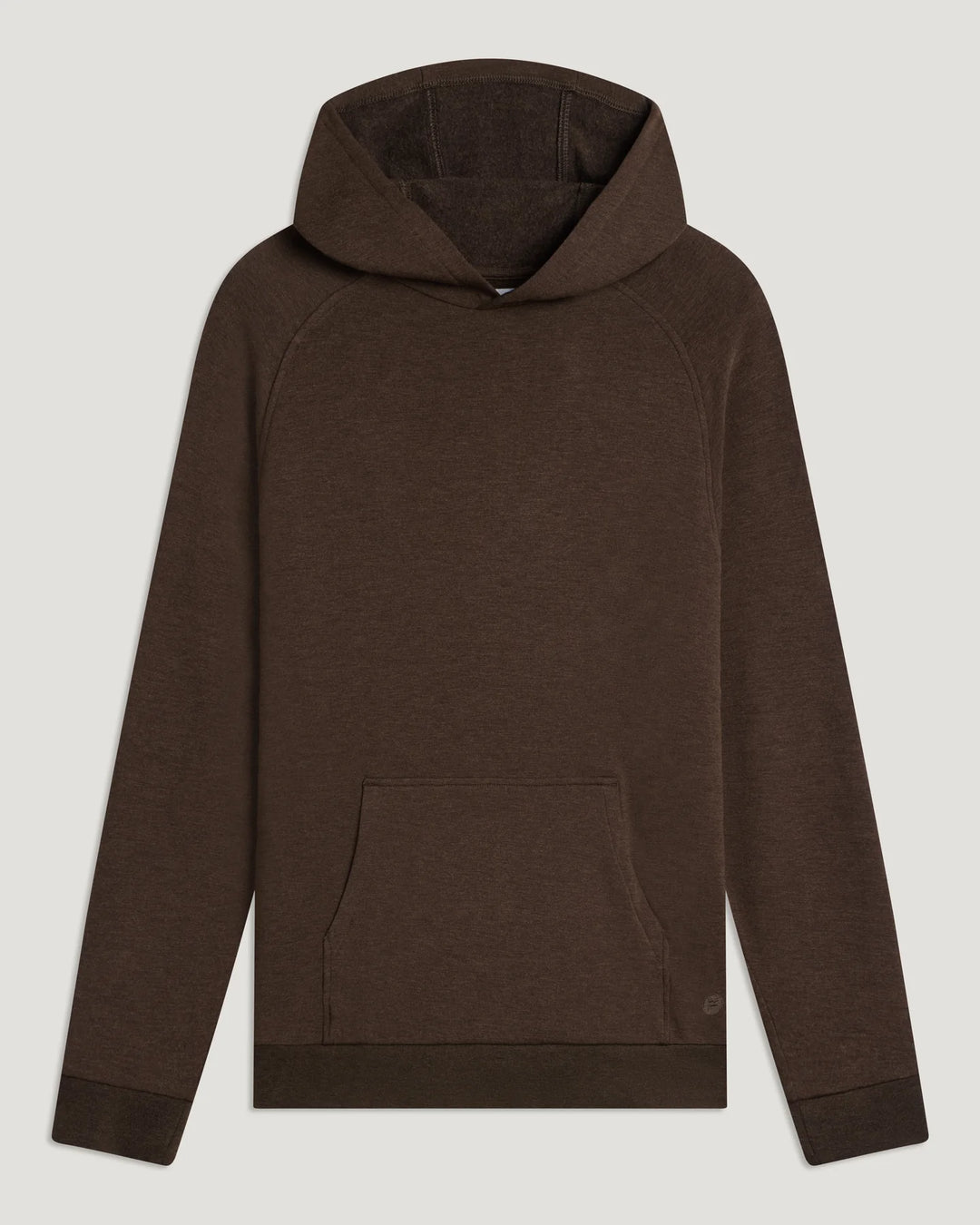 Free Fly Men's Bamboo Lightweight Fleece Hoodie: Heather Dark Brown