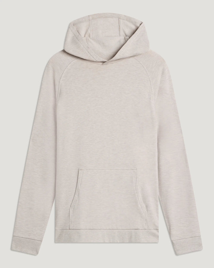Free Fly Men's Bamboo Lightweight Fleece Hoodie: Heather Desert Tan