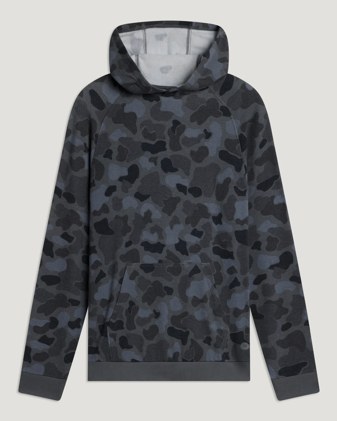 Free Fly Men's Bamboo Lightweight Fleece Hoodie: Vintage Camo Black