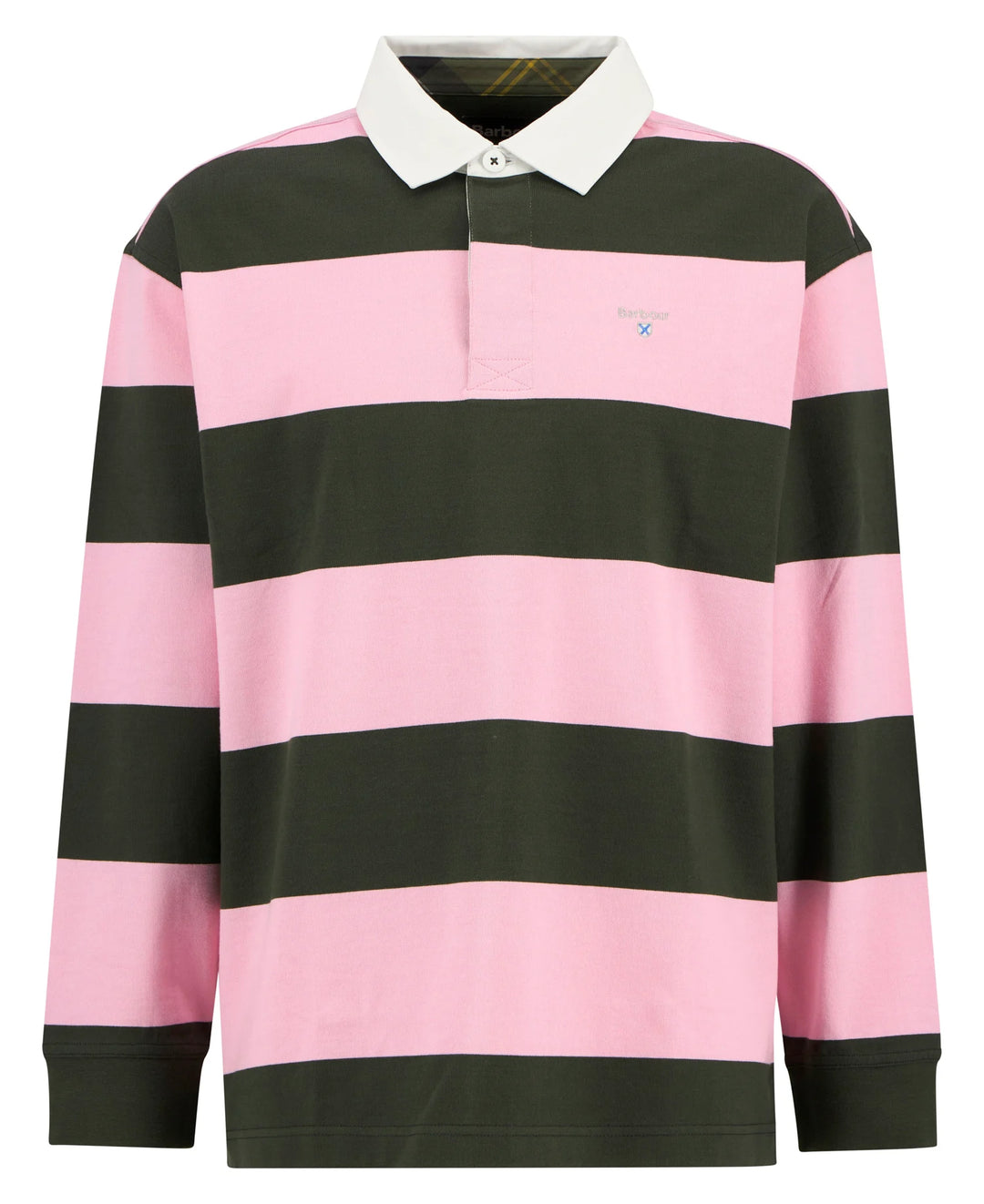 Barbour Men's Broome Rugby Shirt: Pink