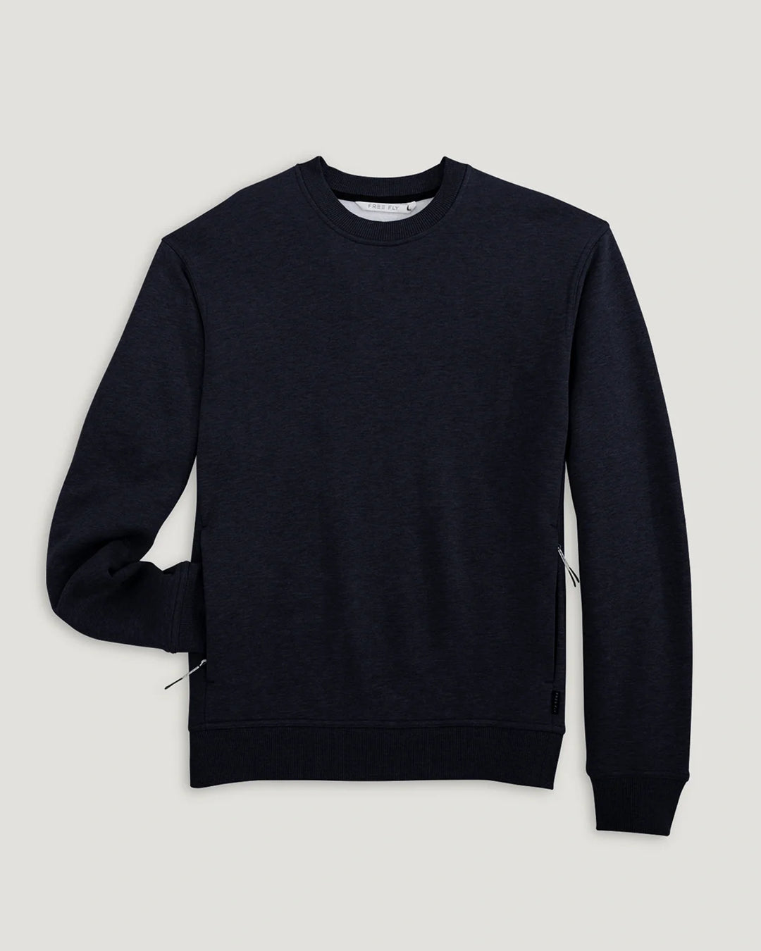 Free Fly Men's Bamboo Northcoast Fleece Crew: Black