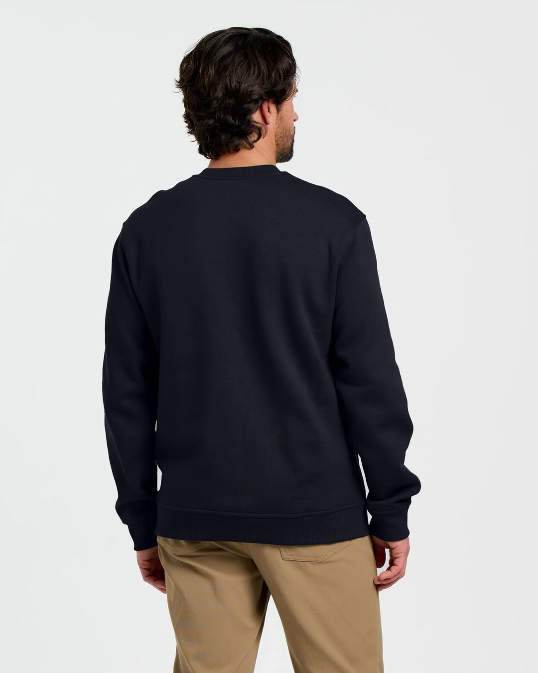 Free Fly Men's Bamboo Northcoast Fleece Crew: Black