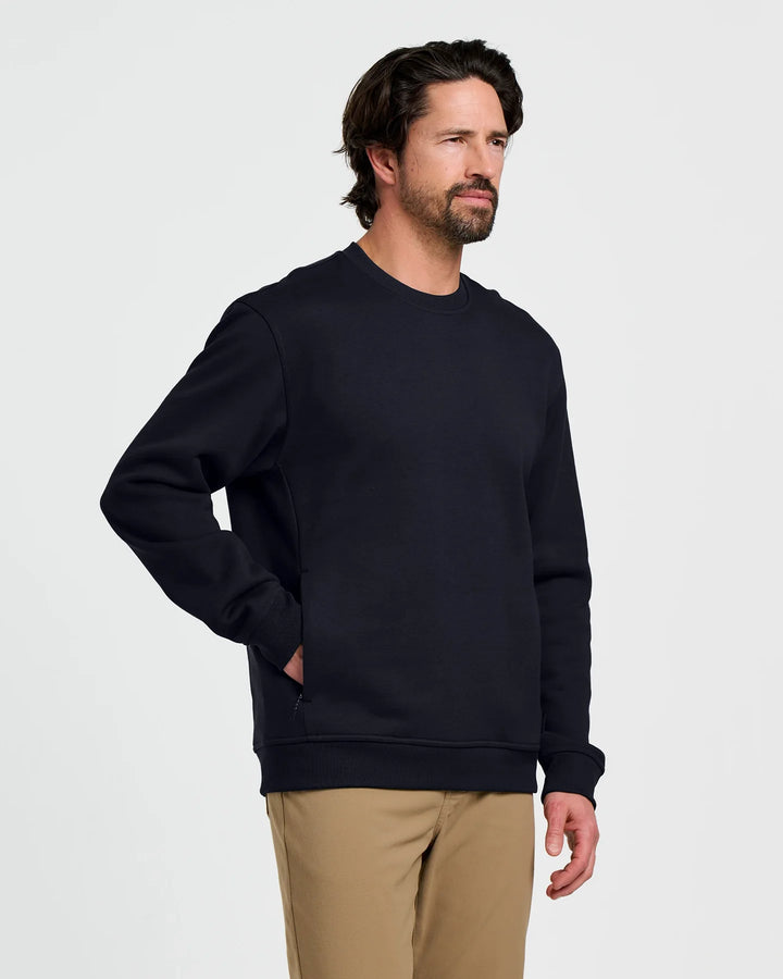 Free Fly Men's Bamboo Northcoast Fleece Crew: Black