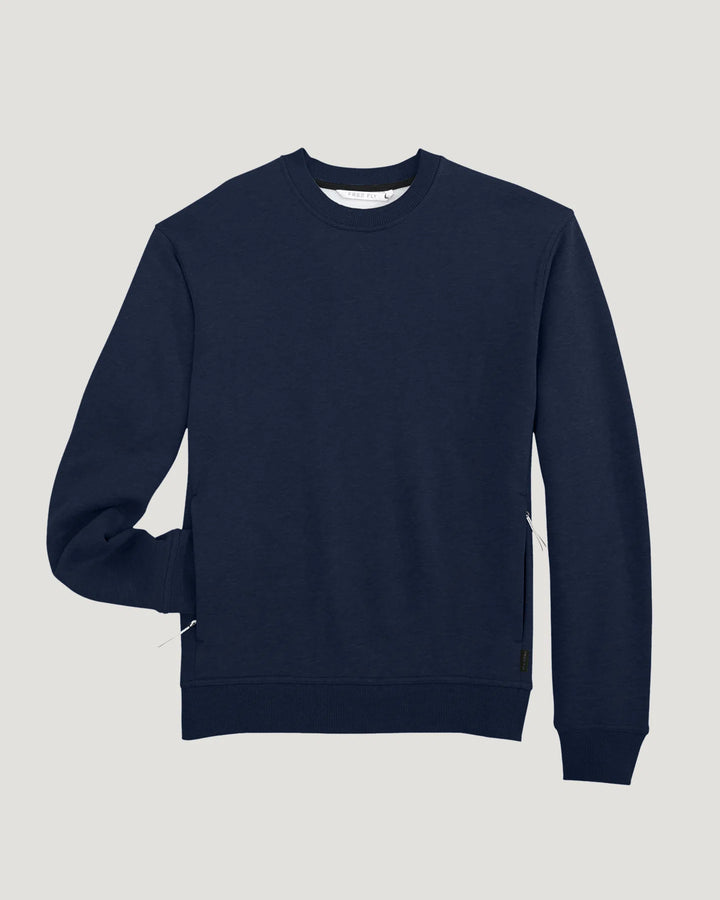 Free Fly Men's Bamboo Northcoast Fleece Crew: True Navy
