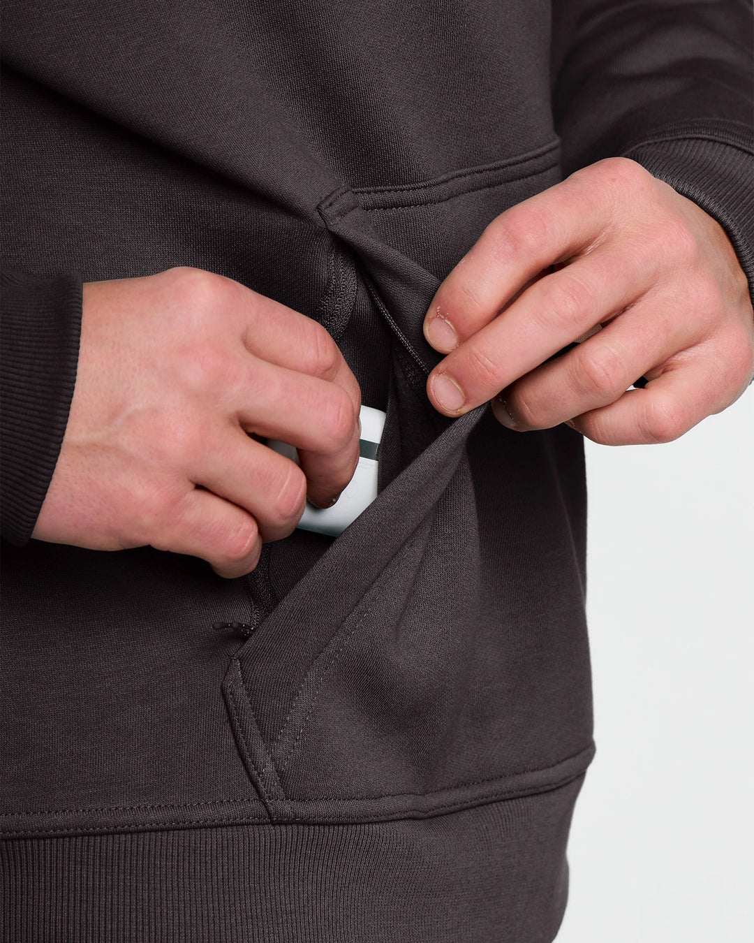 Free Fly Men's Bamboo Northcoast Fleece Pullover Hoodie: Black
