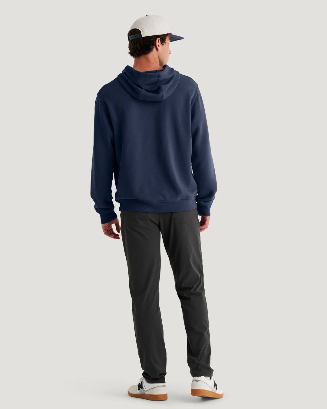 Free Fly Men's Bamboo Northcoast Fleece Pullover Hoodie: True Navy