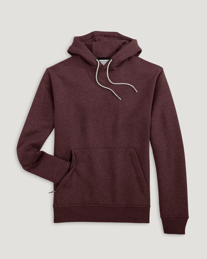 Free Fly Men's Bamboo Northcoast Fleece Pullover Hoodie: Chestnut