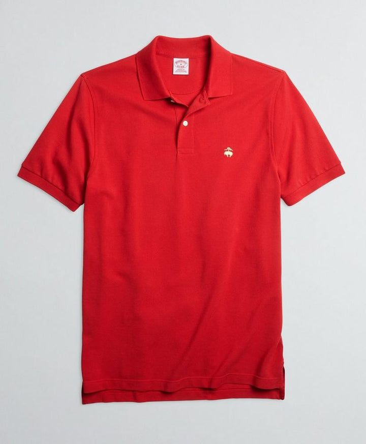 Brooks Brothers Golden Fleece® Original Fit Stretch Supima® Polo Shirt: Red