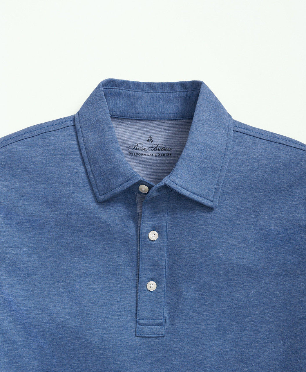 Brooks Brothers Performance Series Supima® Cotton Jersey Polo Shirt: Blue Heather