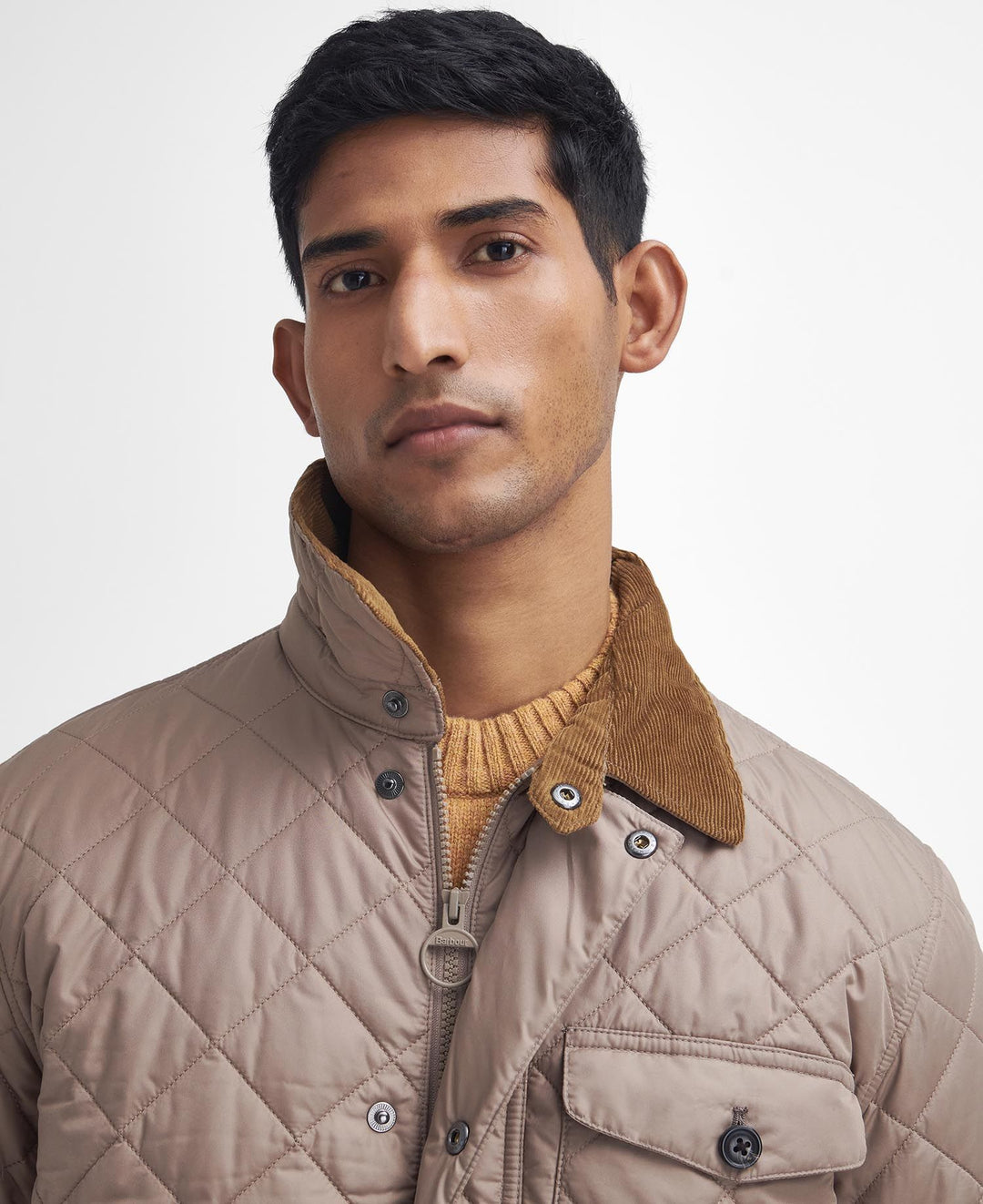 Barbour Hornby Quilted Jacket: Timberwolf