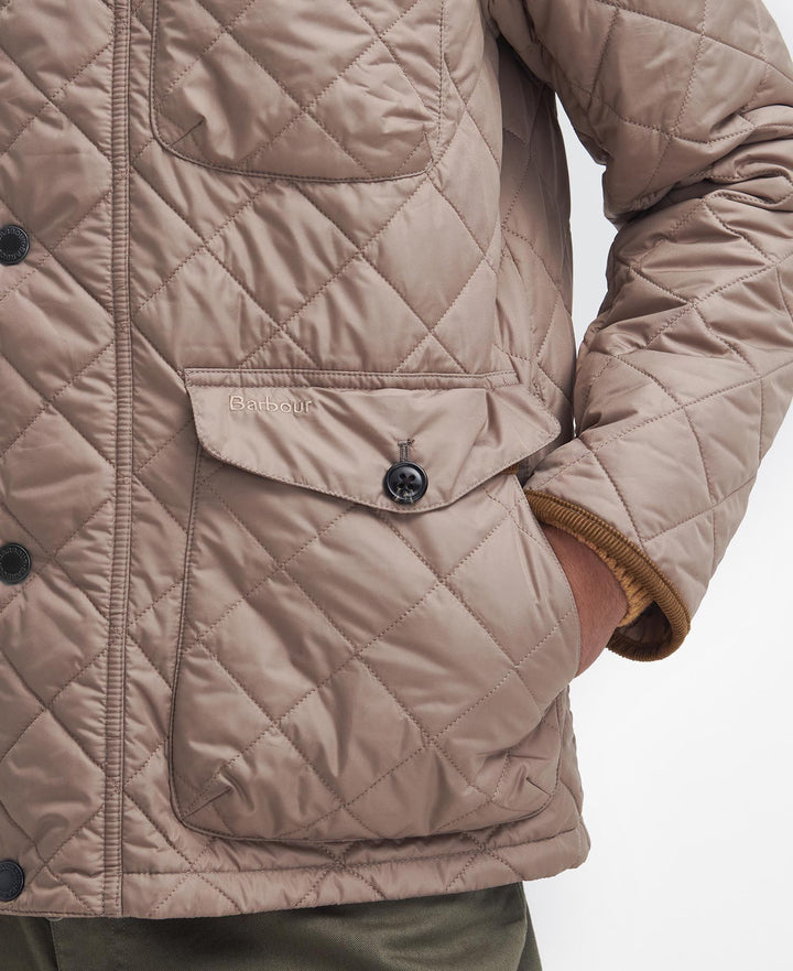 Barbour Hornby Quilted Jacket: Timberwolf