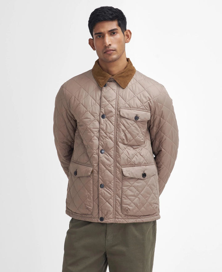 Barbour Hornby Quilted Jacket: Timberwolf