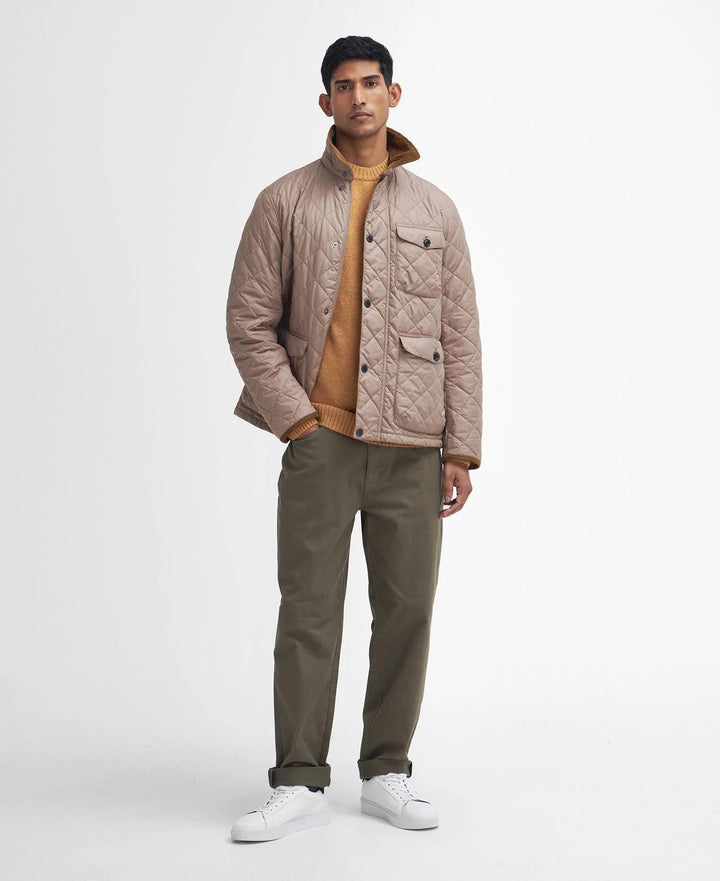 Barbour Hornby Quilted Jacket: Timberwolf