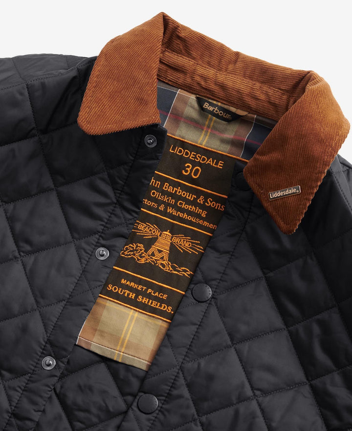 Barbour 30th Anniversary Liddesdale Quilted Jacket: Black