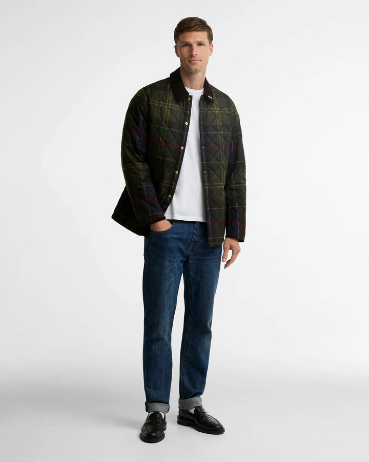 Barbour Icons Tartan Heritage Liddesdale Quilted Jacket: Classic Tartan