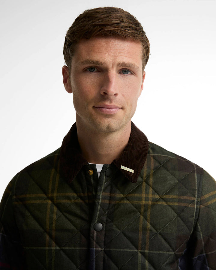 Barbour Icons Tartan Heritage Liddesdale Quilted Jacket: Classic Tartan