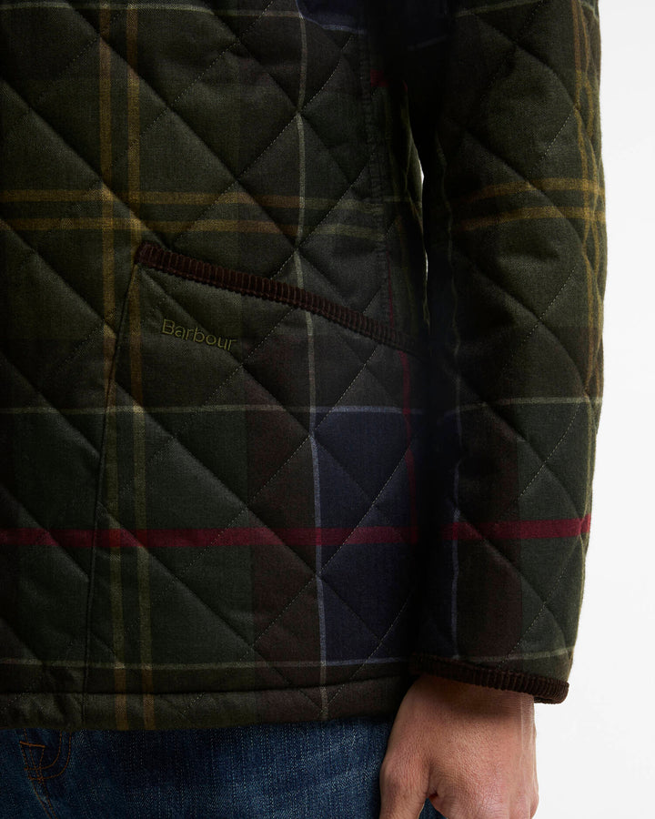 Barbour Icons Tartan Heritage Liddesdale Quilted Jacket: Classic Tartan