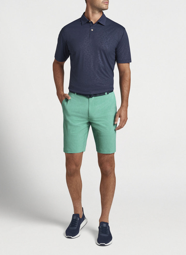 Peter Millar Shackleford Performance Hybrid Short: Rainforest