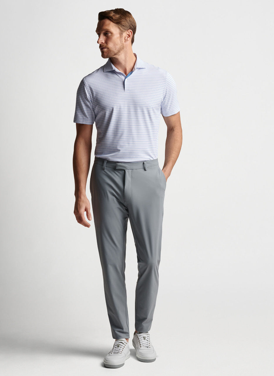 Peter Millar Blade Performance Ankle Sport Pant: Gale Grey