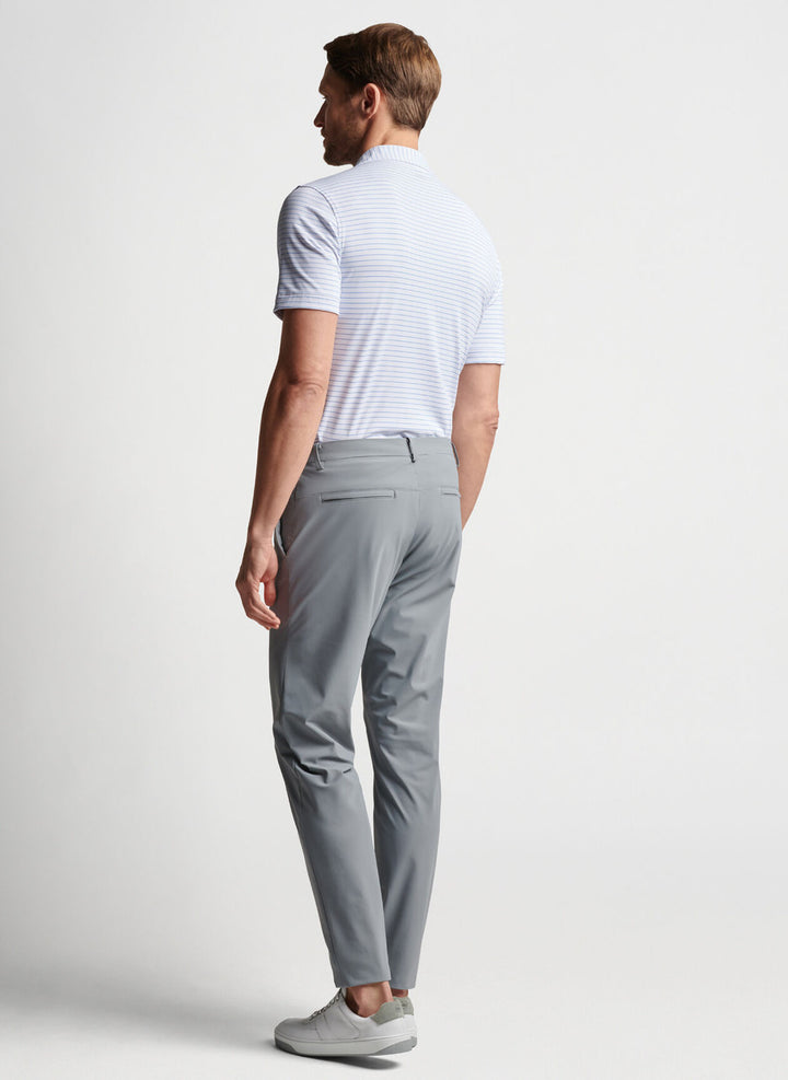 Peter Millar Blade Performance Ankle Sport Pant: Gale Grey