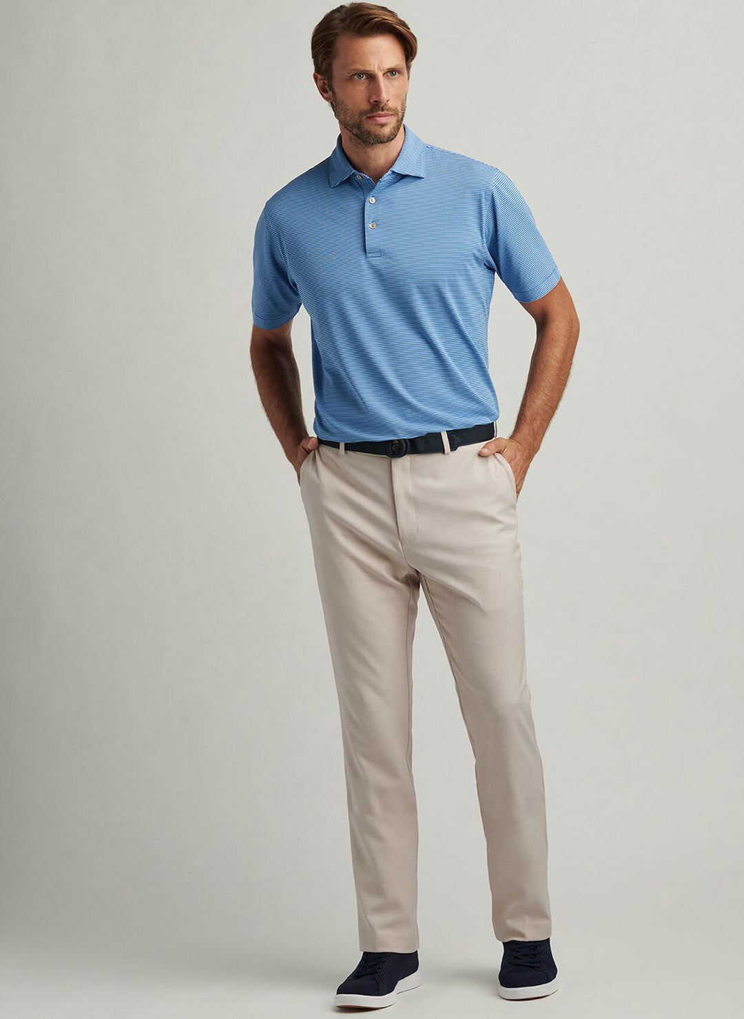 Peter Millar Charlotte Performance Trouser: Khaki