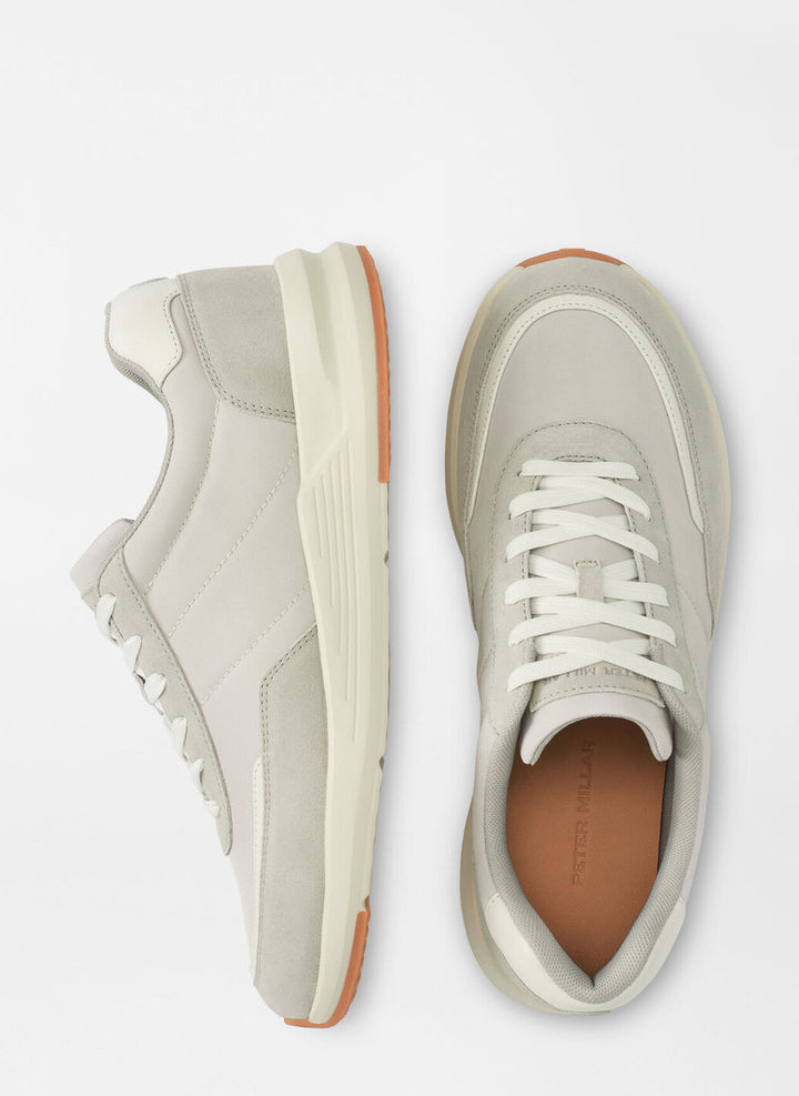 Peter Millar Journeyman Sneaker: Light Pewter