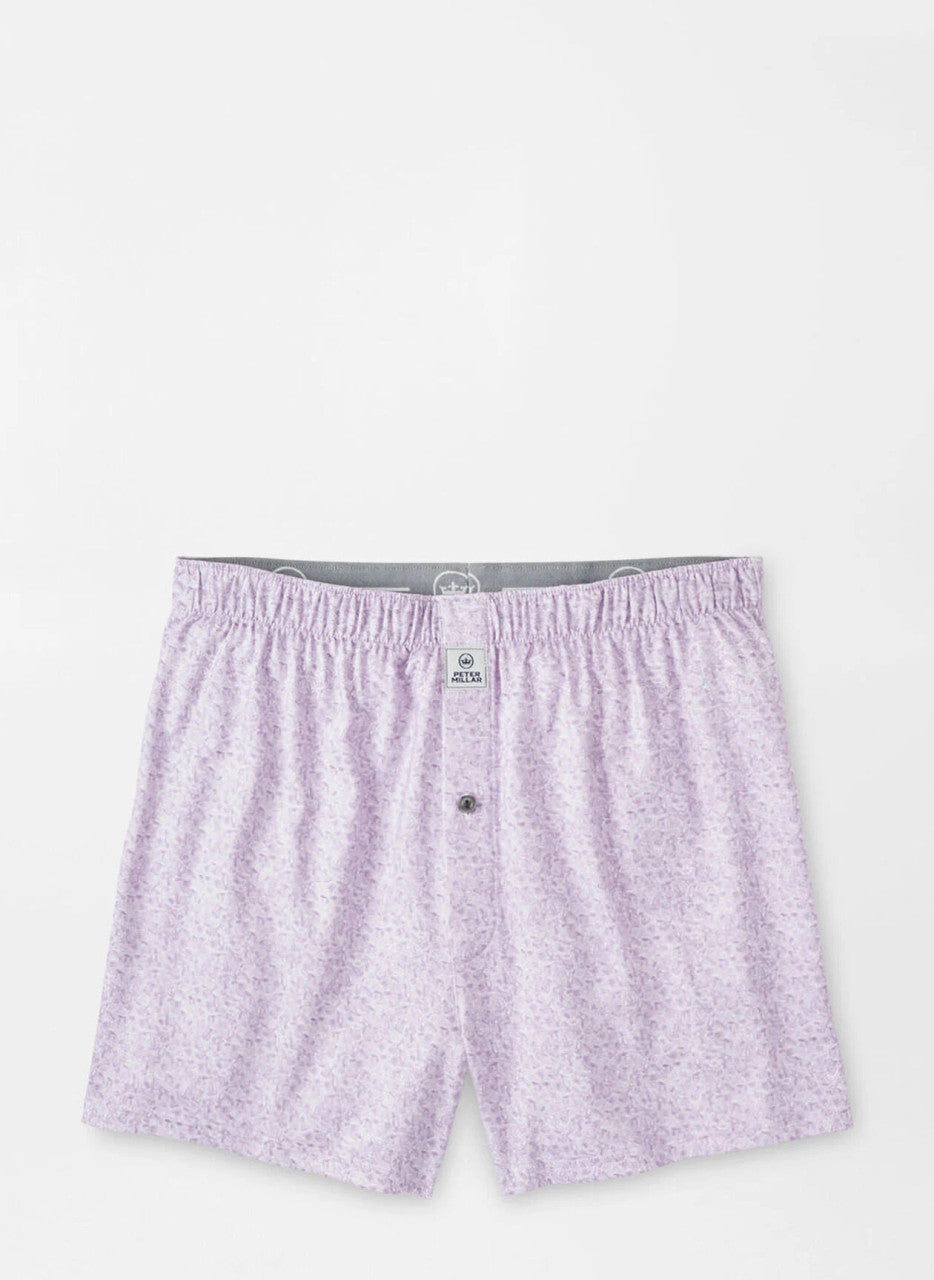 Peter Millar Getaway Performance Boxer Short: White