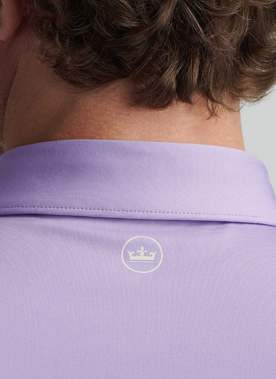 Peter Millar Solid Performance Jersey Polo: Ultra Violet