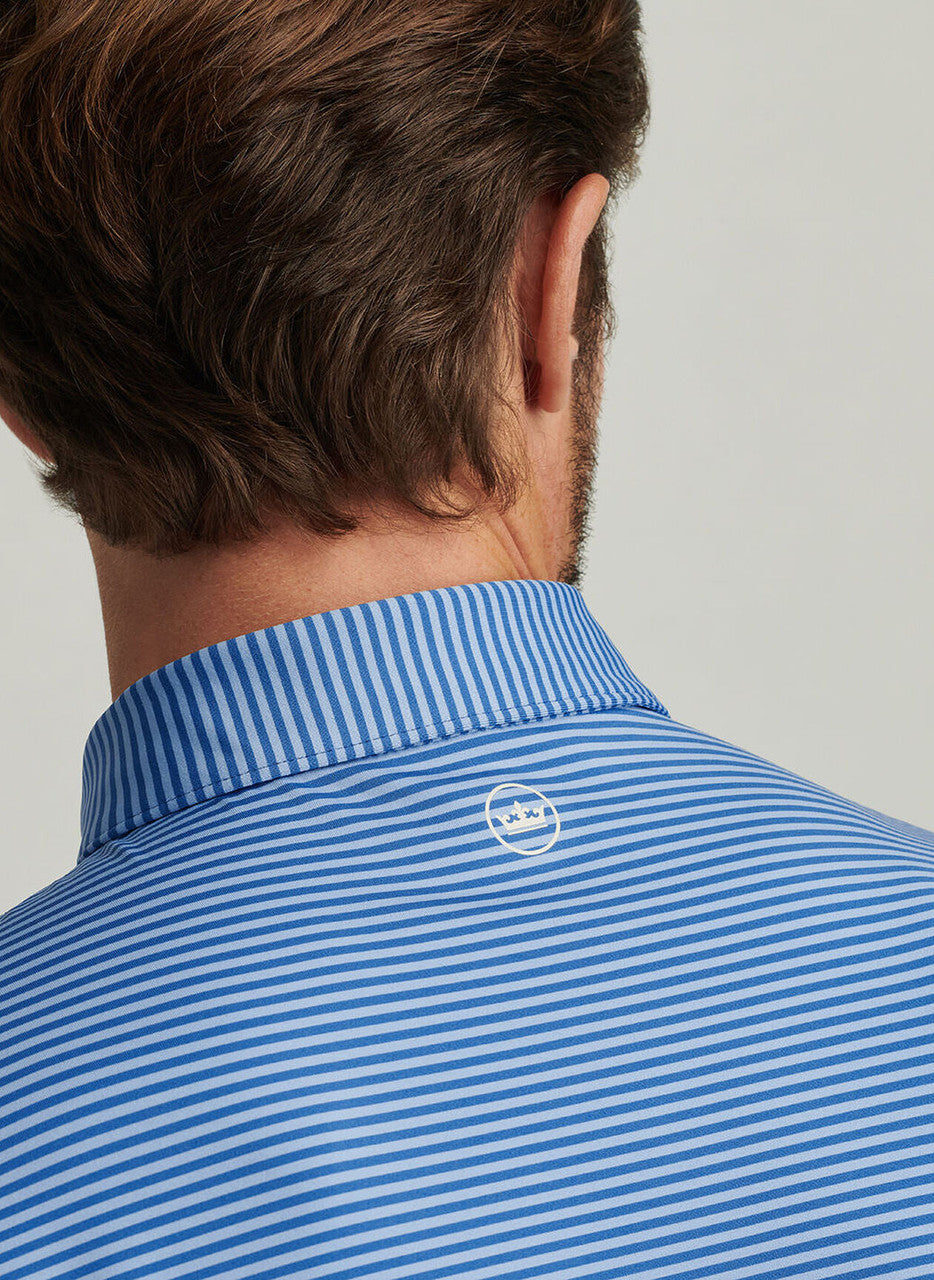 Peter Millar Hales Performance Jersey Polo:  Sailor Blue